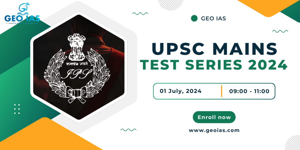 UPSC MAINS TEST SERIES (15 TESTS) - GEO IAS BEST COACHING INSTITUTE
